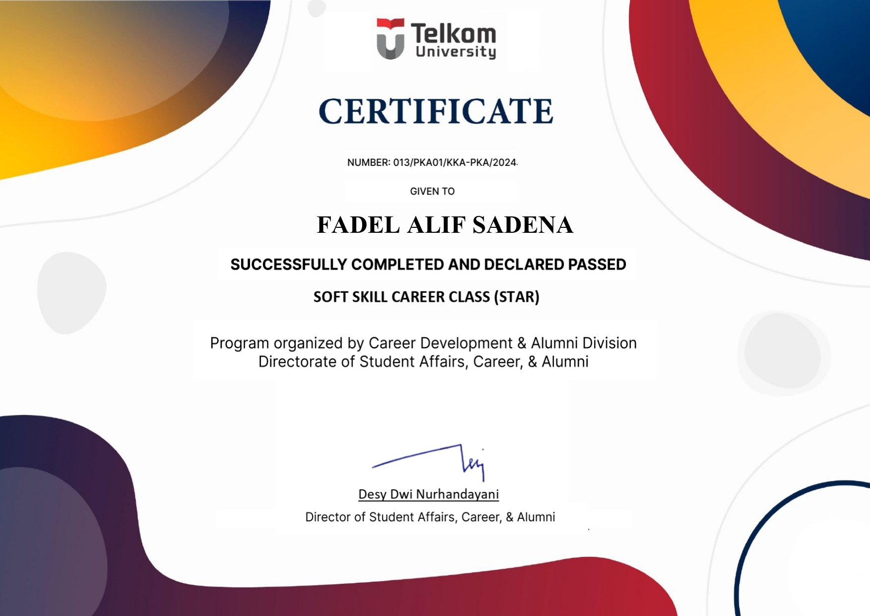 Soft Skill Career Class (STAR)